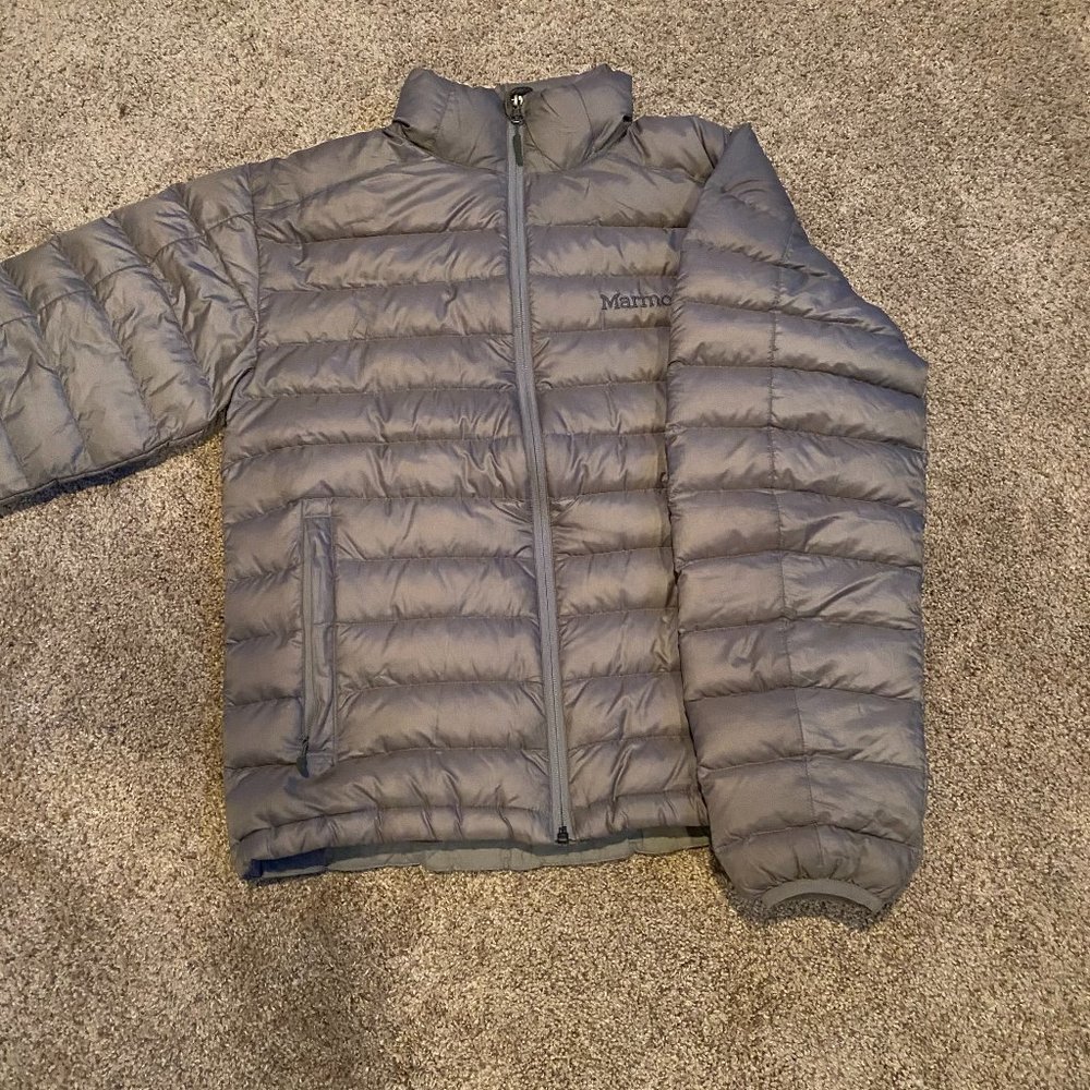 Marmot 700 Fill Grey Puffy Jacket